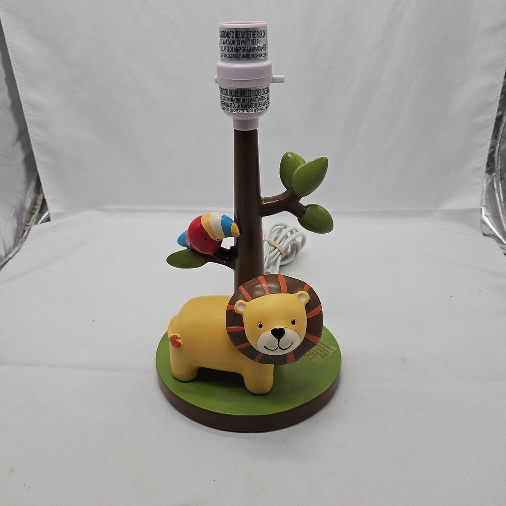 Lambs & Ivy Safari Jungle Lion Lamp Child Baby Nursery NO SHADE